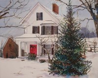 Framed Christmas Farmhouse