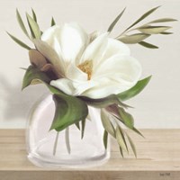 Framed Vintage Magnolia Bloom