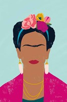 Framed Frida Kahlo I