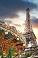 Framed Eiffel Tower and Carousel II