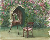 Framed Garden Painting