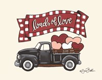 Framed Loads of Love Truck