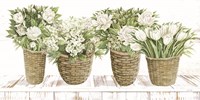 Framed Floral Baskets
