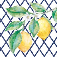 Framed Everyday Chinoiserie Lemons II