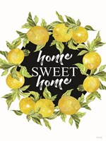 Framed Home Sweet Home Lemons