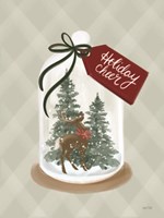 Framed Holiday Cheer Snow Globe