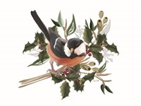 Framed Christmas Songbird I