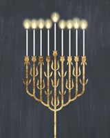 Framed Golden Hanukkah II