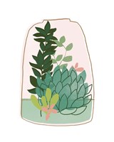 Framed Terrarium Cameo I