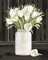 Framed Tulips in a Jar