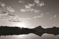 Framed Estes Lake Sunrise