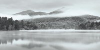 Framed Foggy Mirror Lake