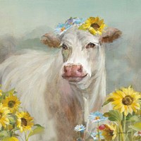 Framed Cow in a Crown