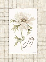 Framed Joy Flower