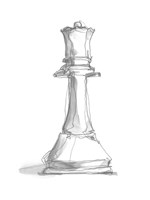 Framed Chess Piece Study III