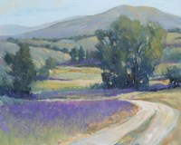 Framed Lavender Meadow I
