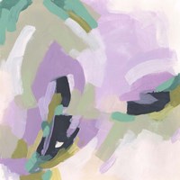 Framed Lavender Swirl IV