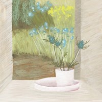 Framed 'Window Plants I' border=