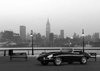 Framed Vintage Spyder in NYC (BW)