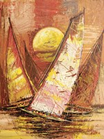 Framed Regata al Tramonto II