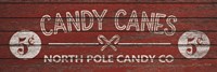 Framed Candy Canes
