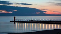 Framed South Haven Michigan Lighthouse