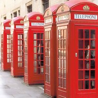 Framed London Phoneboxes