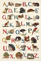 Framed Schoolhouse Alphabet