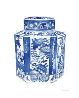 Framed 'Chinoiserie Vase I' border=