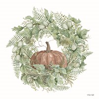 Framed Pumpkin Wreath I