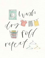 Framed Wash Dry Fold Repeat V