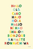 Framed Language of Hellos Yellow