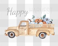 Framed Happy Harvest I