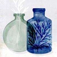 Framed Sea Glass Vase II