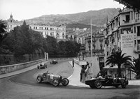 Framed Passing at the 1932 Monaco Grand Prix