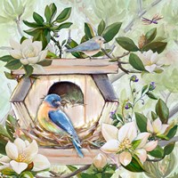 Framed 'Birdhouse I' border=