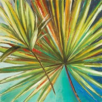 Framed 'New Palmera I' border=