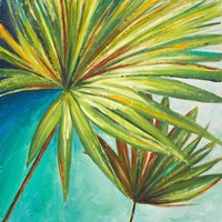 Framed 'New Palmera II' border=