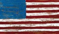 Framed Artistic American Flag