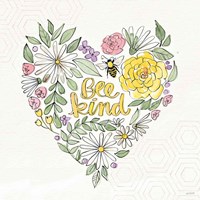 Framed Honeybee Blossoms XI