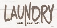 Framed Laundry - Wash, Rinse, Fold
