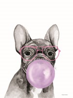 Framed Bubble Gum Puppy