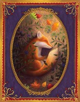 Framed Sleeping Fox