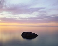 Framed Rock at Sunset