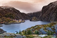 Framed Norwegian Village