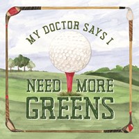 Framed Golf Days I-More Greens
