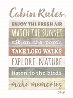 Framed Cabin Rules