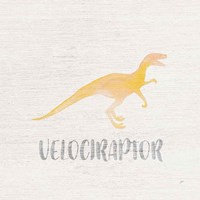 Framed 'Velociraptor Sq' border=