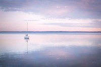 Framed Sailboat in Bellingham Bay I Vignette