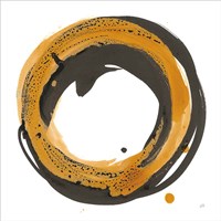 Framed Amber Enso IV